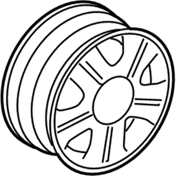 Ford 7R3Z-1007-F Wheel, Alloy