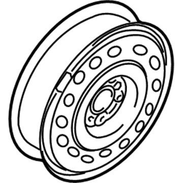 Ford 4R3Z-1007-LA Wheel Assembly