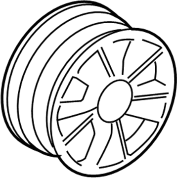 Ford 4R3Z-1007-HA Wheel, Alloy