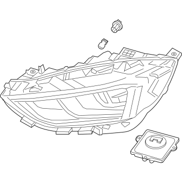 Ford KT4Z-13008-AU Headlamp Assembly