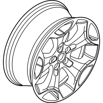 2010 Ford Taurus Spare Wheel - BG1Z-1007-E