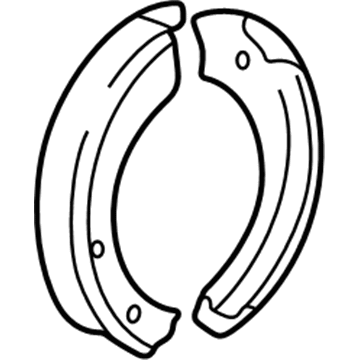 Lincoln Parking Brake Shoe - 6L1Z-2A753-A