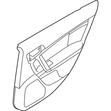 Lincoln 9H6Z-5427406-DA Door Trim Panel