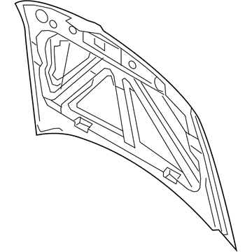 Lincoln DA5Z-16612-A Hood