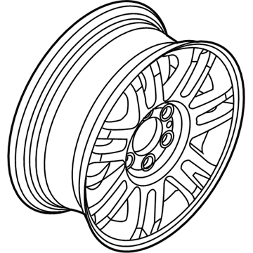 Ford AL3Z-1007-F Wheel, Alloy