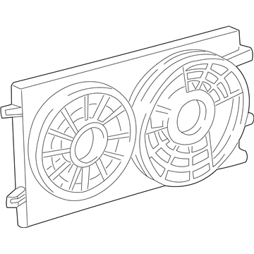 Mercury 5F2Z-8C607-CB Fan Assembly