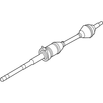 Ford Special Service Police Sedan Axle Shaft - DG1Z-3B436-F