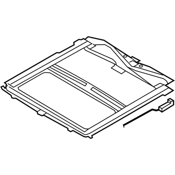 Ford 8C3Z-26502C22-B Sunroof Frame