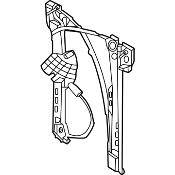 Ford M2DZ-7827009-A REGULATOR - WINDOW - LESS MOTO