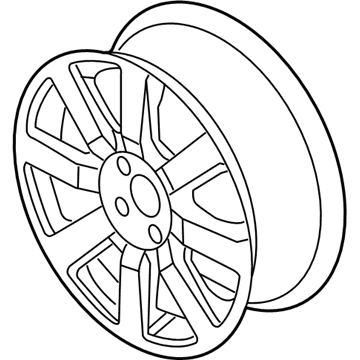 Ford 8G1Z-1007-A Wheel, Alloy