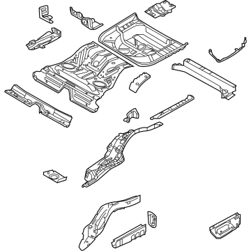 Ford DG1Z-5411215-A Floor Pan Assembly