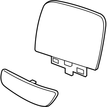 Ford 4C2Z-17K707-A Glass Assembly - Rear View Outer Mirror