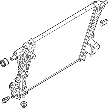 Ford HC3Z-8005-G Radiator