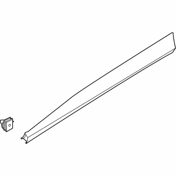 Ford LJ8Z-5820879-AA MOULDING - DOOR OUTSIDE