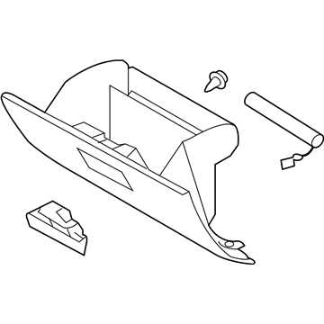 Lincoln 7A1Z-7806024-AA Glove Box Assembly