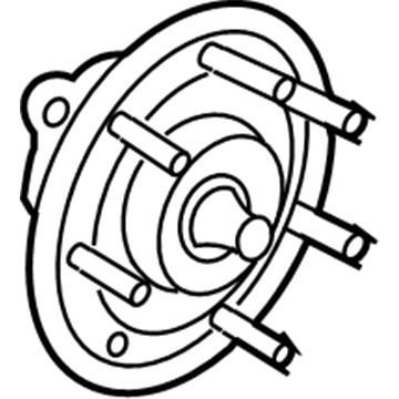 Lincoln G2MZ-1104-R Hub & Bearing