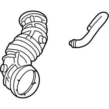 2000 Ford Mustang Air Intake Coupling - XR3Z-9B659-CA