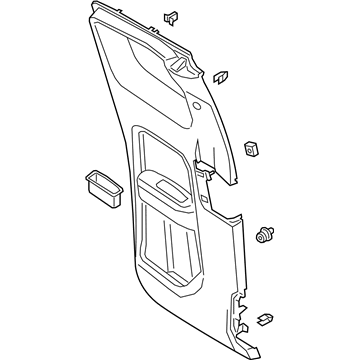 Ford KB3Z-2127406-AA Door Trim Panel