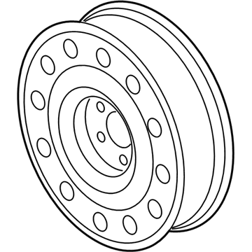 Mercury 5G1Z-1007-AA Spare Wheel