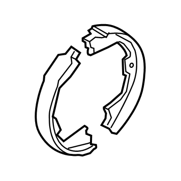 Ford DC3Z-2648-A Parking Brake Shoes