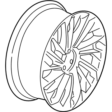 Lincoln LC5Z-1007-F Wheel, Alloy