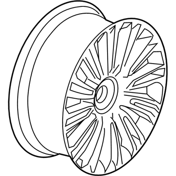 Lincoln LC5Z-1007-G Wheel, Alloy