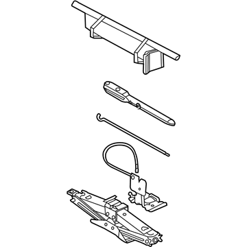 Ford 8L2Z-17085-AB Jack Assembly