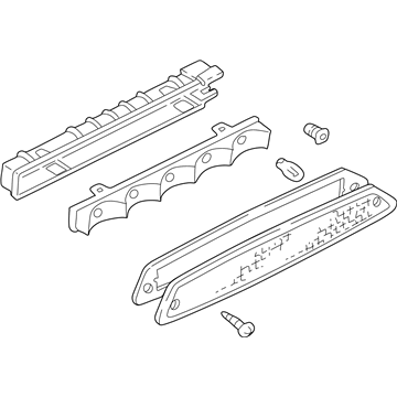 Ford 5L8Z-13A613-AA Lamp Assembly - Rear - High Mounted