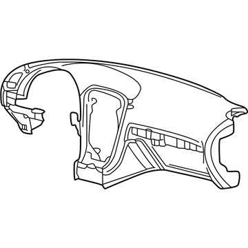 Ford XW4Z-5404320-BAG Instrument Panel