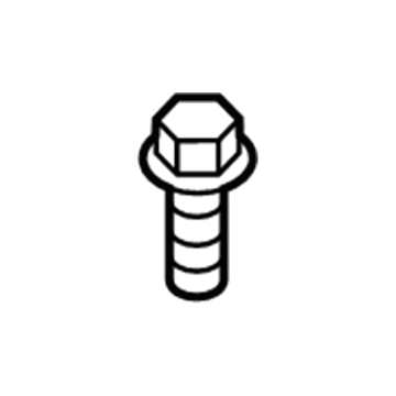 Ford -W505253-S442 Splash Shield Screw