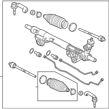 Ford EU2Z-3V504-CRM REMAN GEAR ASY - STEERING