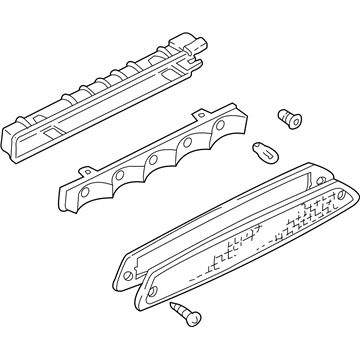 Mercury 5L8Z-13A613-AA High Mount Lamp