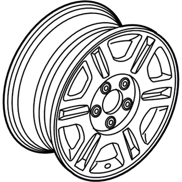 Mercury 2L2Z-1007-AA Wheel