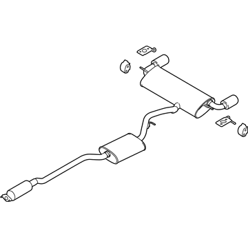 Lincoln GJ7Z-5F250-A Muffler & Pipe