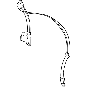 Ford 2L3Z-16611B68-BAA Lap & Shoulder Belt