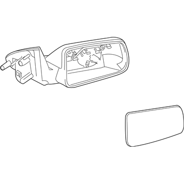 Ford 8S4Z-17683-BA Mirror Assembly - Rear View Outer