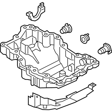 Lincoln FT4Z-6675-D Oil Pan