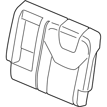 Ford FT4Z-5866601-EK COVER ASY - REAR SEAT BACK