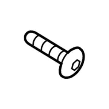 Ford -W504778-S424X Seat Belt Assembly Screw