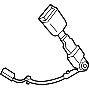 Ford CJ5Z-7861202-AF Buckle End