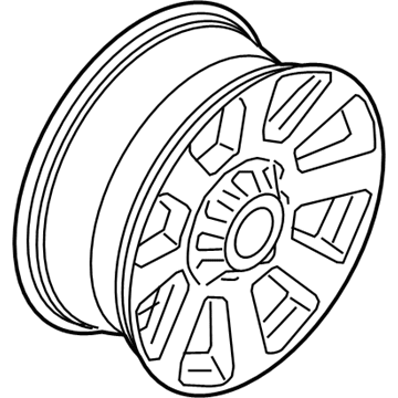 Ford JC3Z-1007-E WHEEL ASY