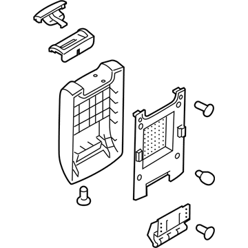 Ford DA8Z-7406024-CB Armrest Assembly