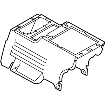 2011 Ford Explorer Center Console Base - BA8Z-74045C22-AA