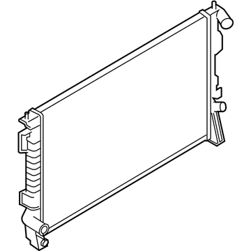 Ford EA8Z-8005-A Radiator Assembly