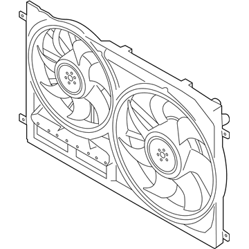 2015 Ford Transit-350 Fan Motor - LK4Z-8C607-E