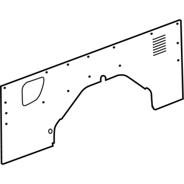 Ford LK4Z-6131012-EB Front Trim