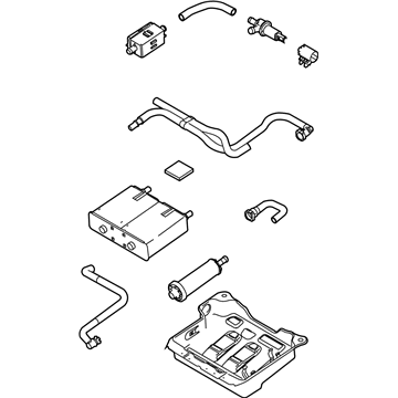 Ford 6W1Z-9D653-AA Cannister - Fuel Vapour Store