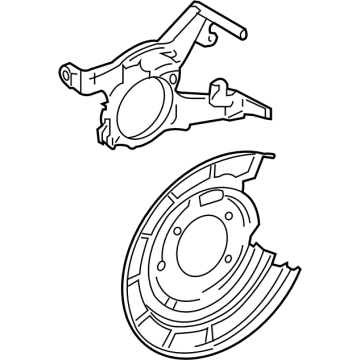 Ford 8M6Z-2C220-A Caliper Mount