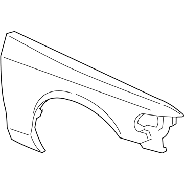 2005 Ford Crown Victoria Fender - 7W7Z-16006-A