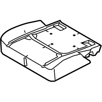 Ford CE9Z-7463840-A Rear Seat Cushion Pad